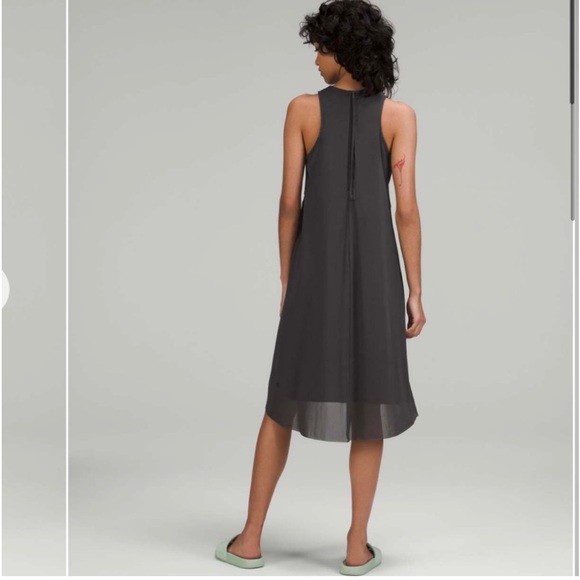 NWOT Lululemon Mesh Overlay High-Neck Dress - Picture 2 of 10